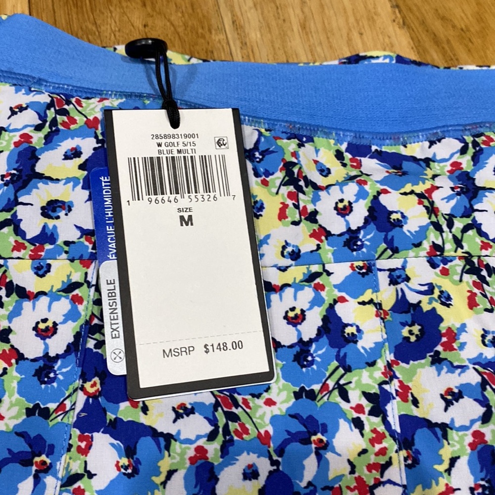 NWT RLX Polo Ralph Lauren Womens Golf Floral Print Pleaded Performance 17” Skort - Picture 9 of 9